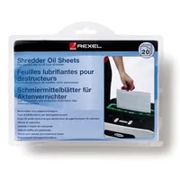 Rexel Ölpapier für Aktenvernichter A5, 20 Stück - Packungsgrösse: 20 Stück - Verpackungseinheit: 20 Stück - Zubehörtyp: Ölpapier
