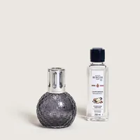 Maison Berger Duftlampe Disco + 250 ml Poussière dAmbre, Grau - Duft: Amber - Set: Ja - Volumen: 280 ml - Detailmaterial: Glas - Grundmaterial: Glas