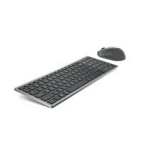 DELL KM7120W Tastatur Maus enthalten Büro RF Wireless + Bluetooth Grau, Titan