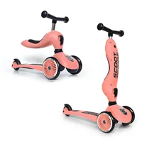 Scoot and Ride Scooter Highwaykick 1 Peach - Altersempfehlung ab: 1 Jahr - Ausstattung: Höhenverstellbarer Sitz - Fussbremse - Reifentyp:  Kunststoffreifen - Eigenschaften: Keine Eigenschaft - Zertifikate: Keine Zertifizierung - Belastbarkeit: 50 kg