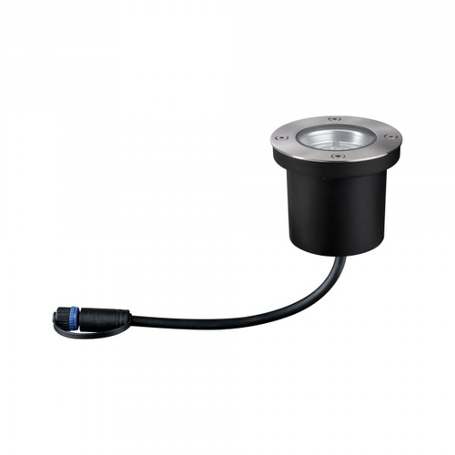 Paulmann Gartenspot Plug & Shine Rund, 3000 K - Leuchten Kategorie: Wegeleuchte - Dimmbar: dimmbar - Lichtfarbe: Warmweiss (WW) - Gesamtleistung: 3.6 W - Zusätzliche Ausstattung: Keine - Leuchtenfarbe: Silber