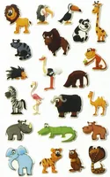 Clairefontaine Motivsticker 3D Savanne - Motiv: Wildtiere