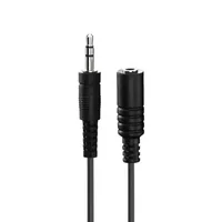 HDSUPPLY 3.5mm M/F 0.5m audio cable Black