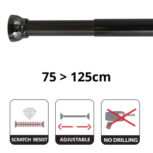 Spirella 40.07629 shower curtain rod