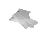 HP Autozubehör 10017 medical exam gloves Transparent, White 4 pc(s)