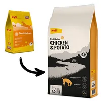 kyli Trockenfutter FreshNature Nr. 20 Chicken, 3 kg - Tierbedürfnis: Gelenke & Beweglichkeit - Geschmacksrichtung: Geflügel - Kartoffel - Zertifikate: Keine Zertifizierung - Fleischsorte: Huhn - Futtereigenschaft: Getreidefrei - Ohne künstliche Zusätze - 