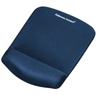 Fellowes Workplace Ergonomische Mausmatte PlushTouch Blau - Tiefe: 238.1 mm - Breite: 184.2 mm - Detailfarbe: Blau - Form: Eckig - Höhe: 25.4 mm - Handgelenkauflage: Ja