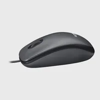 Logitech Maus M100 Optical - Maus-Typ: Standard - Maus Features: Scrollrad - Bedienungsseite: Universal - Detailfarbe: Schwarz - Verbindungsart: Verkabelt - Schnittstelle: USB-A