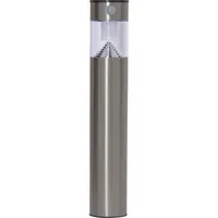Star Trading Sockelleuchte Solar Marbella, Silber - Betriebsart: Solarbetrieb - Smart Home: Nicht kompatibel - Dimmbar: nicht dimmbar - Produkttyp: Sockel-/Wegeleuchte - Lichtsensor (Dämmerung): Ja - Timerfunktion: Nein