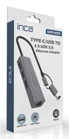 INCA Adapter IUTP-03TX Ethernet > USB und Typ-C 1000Mbits