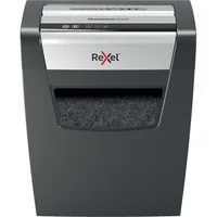 Rexel Aktenvernichter Momentum X312 P-3, 12 Seiten - Vernichtbare Aktentypen: Papier - Büroklammern - Schnittart: Partikelschnitt - Sicherheitsstufe: 3 - Schnittausgabe: 5 x 42 mm - Blattkapazität: 12 Seiten - Zufuhrautomatik: Nein