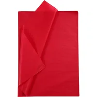 Creativ Company Seidenpapier 50 x 70 cm, 25 Blatt, Rot - Papierformat: 50 x 70 cm - Selbstklebend: Nein - Papierfarbe: Rot - Papiertyp: Seidenpapier - Mediengewicht: 14 g/m² - Verpackungseinheit: 25 Stück