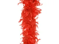 Partydeco Partyaccessoire Boa Rot - Assortiert: Nein - Packungsgrösse: 1 Stück - Produkttyp: Partyaccessoire - Motto: Bachelorette Party - Disco-Fever - Geburtstag - Detailfarbe: Rot - Material: Federn