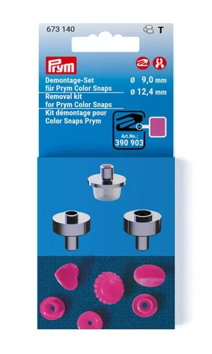 Prym Nähset 3 Stück, Silberfarbig, Fuchsia - Verpackungseinheit: 1 Stück - Detailfarbe: Pink - Produkttyp: Nähset