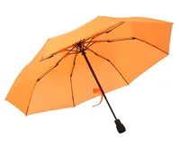 EuroSCHIRM light trek automatic Orange Fibre de verre Polyester Compact Parapluie