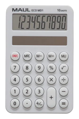 MAUL ECO MD 1 calculatrice Poche Calculatrice à écran Blanc