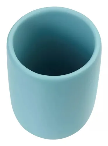 diaqua® Zahnputzbecher Smilla Aqua - Detailfarbe: Blau - Detailmaterial: Polyresin - Grundmaterial: Polyresin
