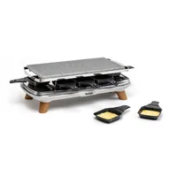 Tefal Racletteofen Perrade'Gourmet 8 Personen - Anzahl Personen: 8 - Funktionen: Antihaftbeschichtung - Grill-Stein - Raclette - Connect-System: Nein - Grillplatte: Stein - Pfännchenablage: Nein