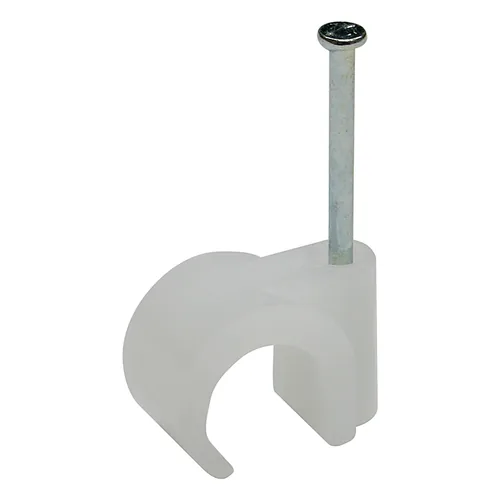 STEFFEN Nagelbriden für Kabel 11-15 mm, Weiss 25 Stück - Produkttyp: Bride - Verpackungseinheit: 25 Stück