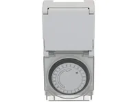 Max Hauri Zeitschaltuhr IP55 24 h Mechanisch - Montage: Zwischenstecker - Kürzeste Schaltzeit: 15 min - Anwendungsbereich: Outdoor - Indoor - Anzahl Schaltpunkte: 24 - Funktionsweise Zeitschaltuhr: Mechanisch - Funktionen: Dauerbetrieb Ein/Aus