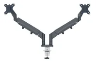 LEITZ Monitor-Halterung Dual dunkelgrau
