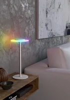 EGLO Tischleuchte Trepella 75885 weiss, Akku, RGB-LED