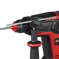 Einhell Schnurloser Bohrhammer TP-HD 18/28 Li BL+4 (1x3.0Ah+) - Produktkategorie: Bohrhammer - Werkzeugaufnahme: SDS-plus - Meisselfunktion: Ja - Akkusystem: Einhell Power X-Change - Schlagstärke (J): 3 J. - Max. Bohrdurchmesser Beton: 28 mm