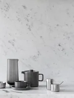 Blomus Marmeladendose BASIC 100 ml - Anwendungszweck: Konfitüre - Materialtyp: Glas - Material: Glas - Detailfarbe: Transparent - Silber - Set: Nein
