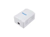 Equip Aufputzdose Cat6A 1-Port RJ45 UTP RAL 9010 ws Polybeutel