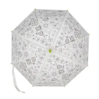 Esschert Design Bastelset Schirm Blumen zum Bemalen Grün/Weiss - Altersempfehlung ab: 36 Monaten - Set: Ja - Produktart: Bastelset