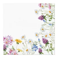 G. Wurm Papierservietten Blumenwiese 33 cm x 33 cm, 20 Stück - Material: Papier - Grösse: 33 cm x 33 cm - Eigenschaften: Keine Eigenschaft - Anzahl Lagen: 3 - Motiv: Blume - Produkttyp: Papierservietten