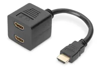 Digitus AK-330400-002-S cavo HDMI 0,2 m HDMI tipo A (Standard) 2 x HDMI Type A (Standard) Nero