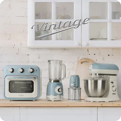 Ariete Milchschäumer Cappuccino Vintage Blau - Produkttyp: Milchschäumer - Detailfarbe: Blau - Milcherwärmung: Ja