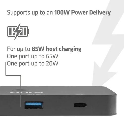 Club3D KVM Switch 4K60Hz 2x USB-C> HDMI3xUSBUSB-C 100W PD