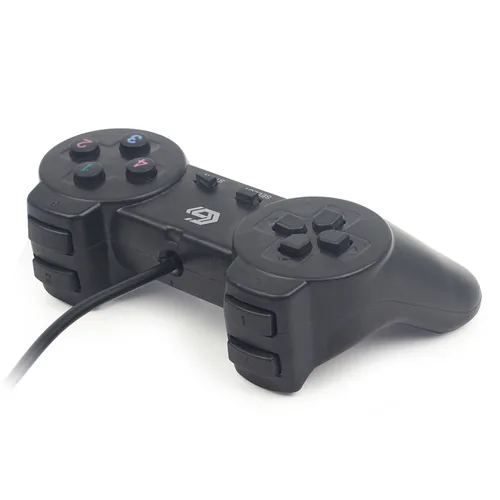 gembird Gamepad USB Gamepad 10 Tasten 4-Wege Digital Pad