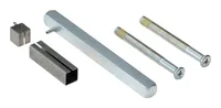 2N Fortis Handgriff Spindel mit Schrauben Satz 7mm, 75 - 83mm - Detailfarbe: Silber - Zubehörtyp: Montagezubehör - Produktserie: 2N