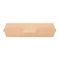 Weita Hotdog-Box 23.2 x 9 x 6.3 cm, 50 Stück - Detailfarbe: Braun - Materialtyp: Papier - Material: Pappe - Verpackungseinheit: 50 Stück