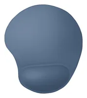 Trust Ergonomische Mausmatte BigFoot Blau/Stahlblau - Tiefe: 236 mm - Breite: 205 mm - Detailfarbe: Blau - Stahlblau - Form: Oval - Höhe: 16 mm - Handgelenkauflage: Ja