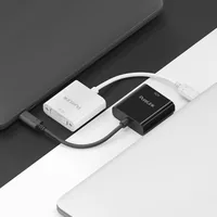PureLink Adapter IS190 USB Type-C - DVI-I, Weiss - Kabeltyp: Adapter - Videoanschluss Seite A: USB Type-C - Videoanschluss Seite B: DVI-I