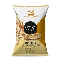 Zweifel Vaya Roots Salt & Balsamico Snack 80 g - Produkttyp: Gemüse & Vollkorn Chips - Nährwertangabe pro: 100 g - Energiegehalt (in kj): 398 KJ - Energiegehalt (in kcal): 1672 Kcal - Fett: 11.3 g - Gesättigte Fettsäuren: 1.1 g