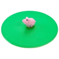 Lurch Glasabdeckung Mein Deckel – Hoftiere Schwein - Produkttyp: Glasabdeckung - Material: Silikon - Detailfarbe: Hellgrün - Rosa - Set: Nein - Verpackungseinheit: 1 Stück