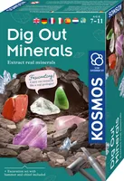 Kosmos Experimentierkasten Dig Out Minerals Multilingual - Altersempfehlung ab: 7 Jahren - Fachbereich: Geologie - Sprache: Italienisch - Französisch - Holländisch - Englisch - Deutsch - Spanisch
