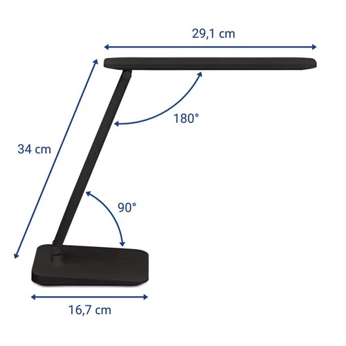 MAUL MAULsally table lamp SMD LED Module 3 W LED E Black