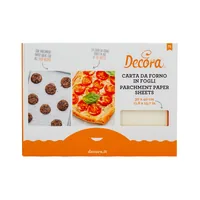 Decora 0320500 baking paper 25 sheets White