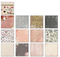 URSUS Designpapier 190 g/m² 24 Blatt - Papierformat: 30.5 x 30.5 cm - Selbstklebend: Nein - Papierfarbe: Mehrfarbig - Graphit - Rosa - Papiertyp: Motivpapier - Mediengewicht: 190 g/m² - Verpackungseinheit: 24 Stück
