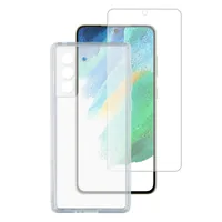 4smarts 360° Starter Set X-Pro Clear Galaxy S21 FE - Farbe: Transparent - Fallsicher: Nein - Kompatible Hersteller: Samsung - Detailfarbe: Transparent - Mobiltelefon Kompatibilität: Galaxy S21 FE 5G - Material: Glas - Thermoplastisches Polyurethan (TPU)