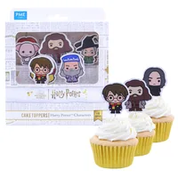 PME Harry Potter Cupcake Topper 6 Stück - Materialtyp: Papier - Material: Papier - Nachhaltigkeit: Nicht angegeben - Backform Typ: Cupcake-Backform - Motiv: Harry Potter - Detailfarbe: Mehrfarbig