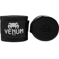 Venum EU- -0430-Black Elastic hand wraps 2.49 m (98")