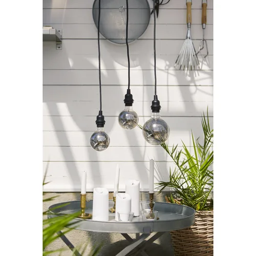 Star Trading LED-Kerze Pillar Flamme Ø 7.5 x 13 cm, Weiss - Betriebsart: Batteriebetrieb - Fernbedienung: Nein - Aussenanwendung: Ja - Höhe: 13 cm - Timerfunktion: Ja - Set: Nein