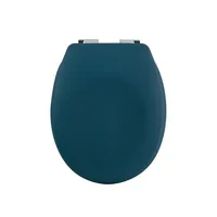 spirella Toilettensitz Neela Petrol matt - Breite: 37.3 cm - Länge: 45.5 cm - Detailfarbe: Petrol